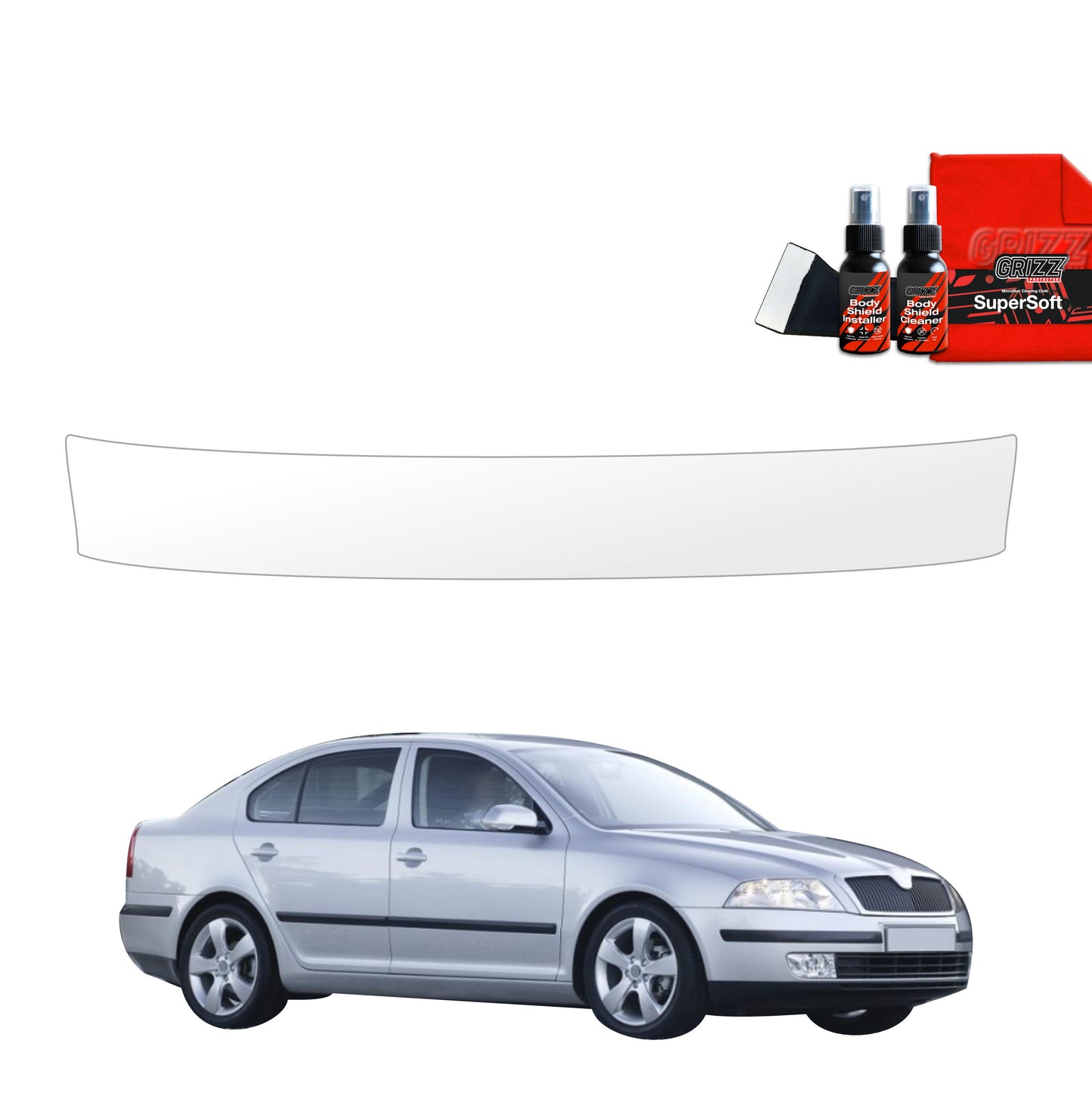 Protective film for trunk threshold for Skoda Octavia 2 (2004-2008)