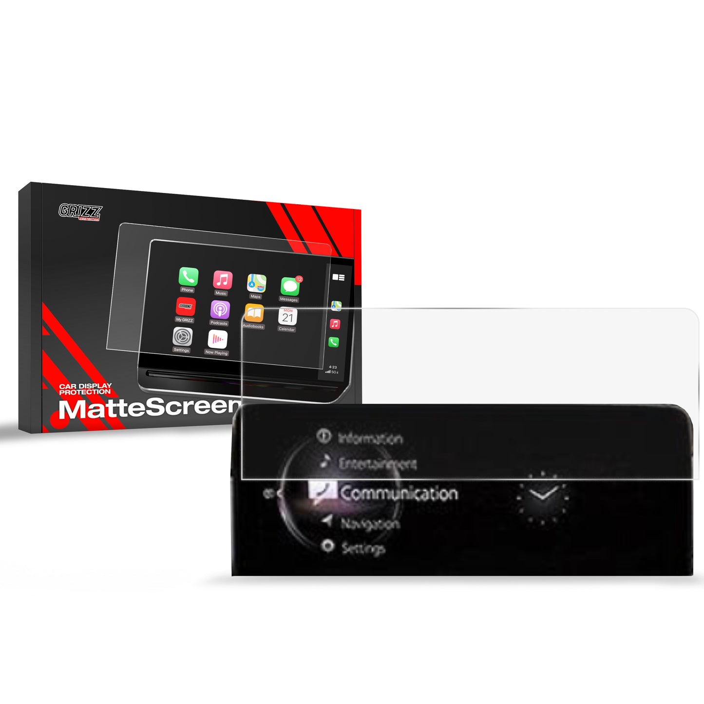 Anti-fingerprint screen film Mazda CX-5 2 10,25" (2021-2025) Matte Grizz