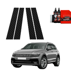 4in1 Anglies pluošto plėvelė statramsčiams Volkswagen Tiguan 2 (2016-2020)