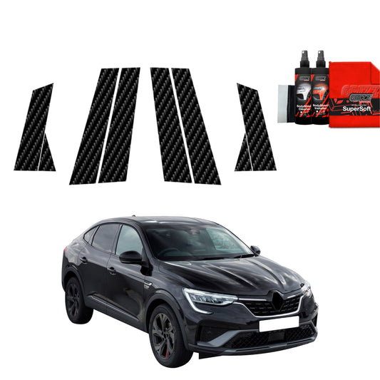 8in1 Anglies pluošto plėvelė statramsčiams Renault Arkana (2022-2025)