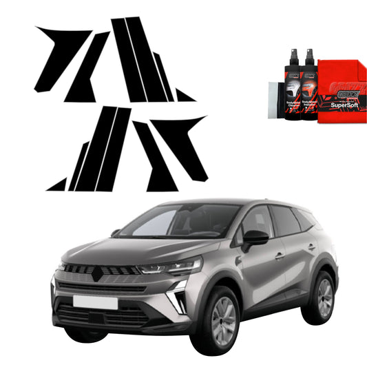12in1 Juoda plėvelė statramsčiams Renault Symbioz (2024-2025)