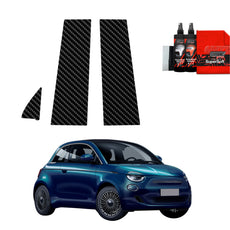 3in1 Anglies pluošto plėvelė statramsčiams Fiat 500 (2016-2025)