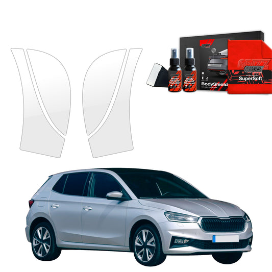 2in1 Protective film for wheel arches for Skoda Fabia (2019-2025)