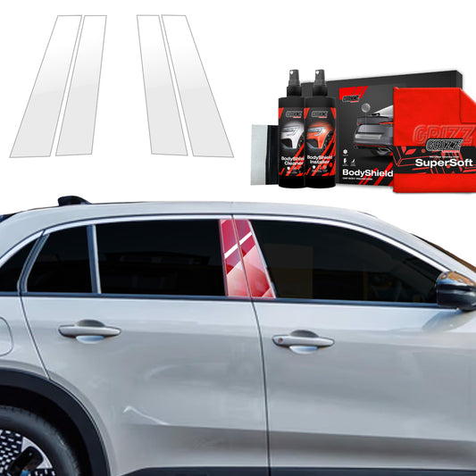 4in1 Protective film for pillars for Fiat 600 (2023-2025)