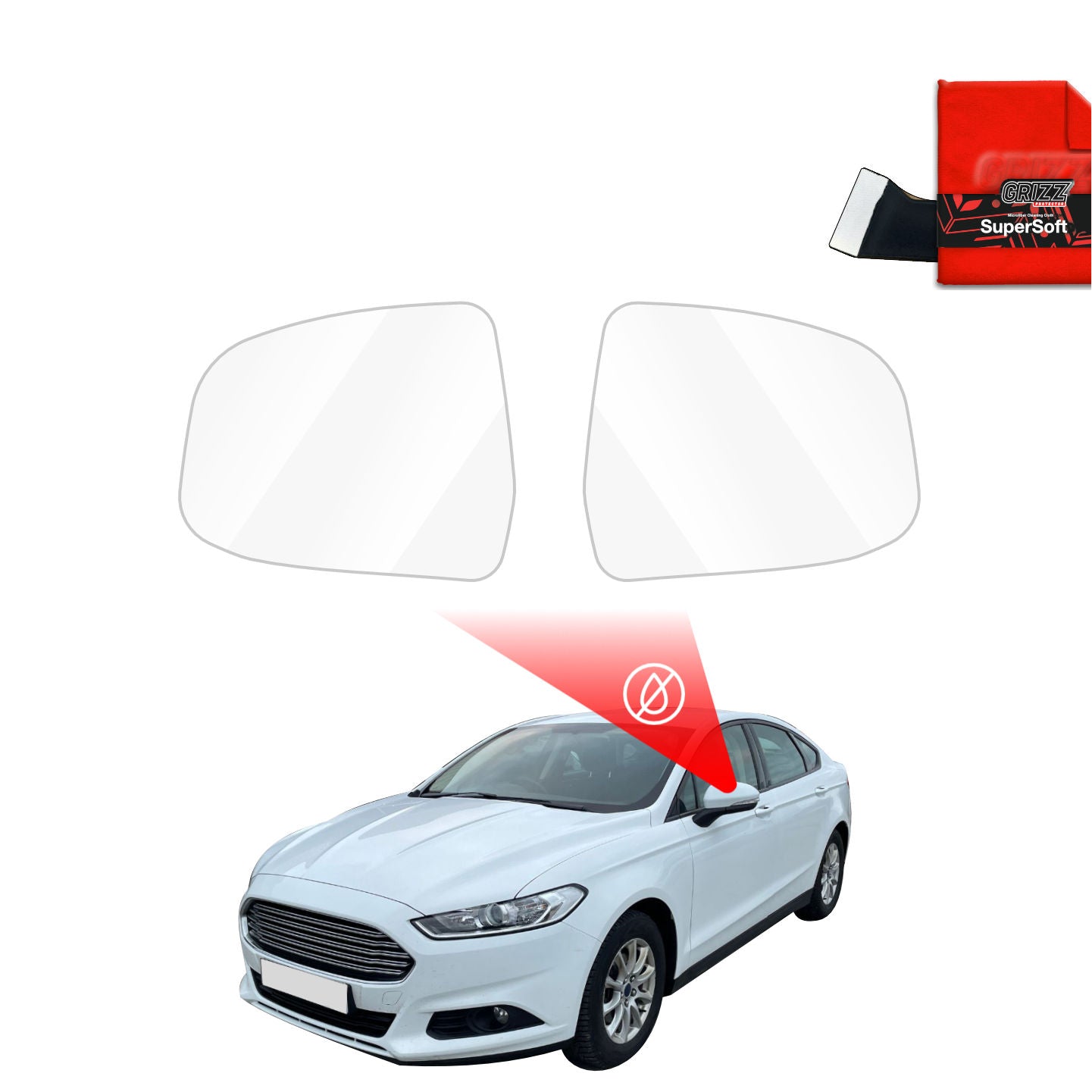 Rainproof mirror film Ford Mondeo Mk5 Sedan (2014-2019)