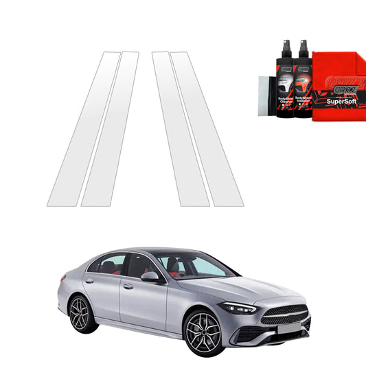 4in1 Apsauginė plėvelė statramsčiams Mercedes C Klasa (2021-2025)