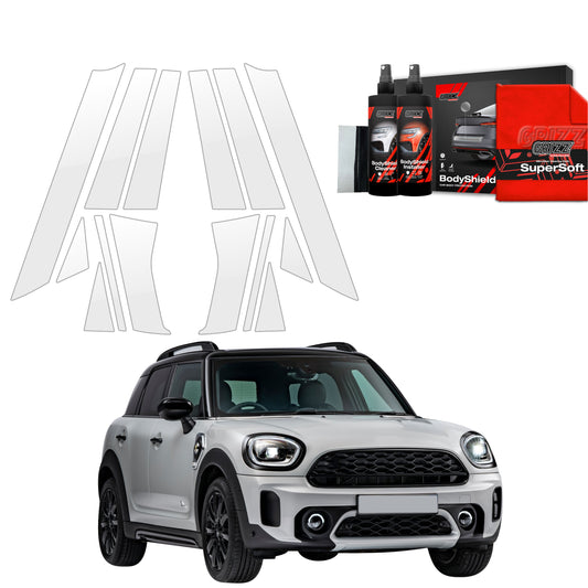 14in1 Protective film for pillars for Mini Countryman (2023-2025)