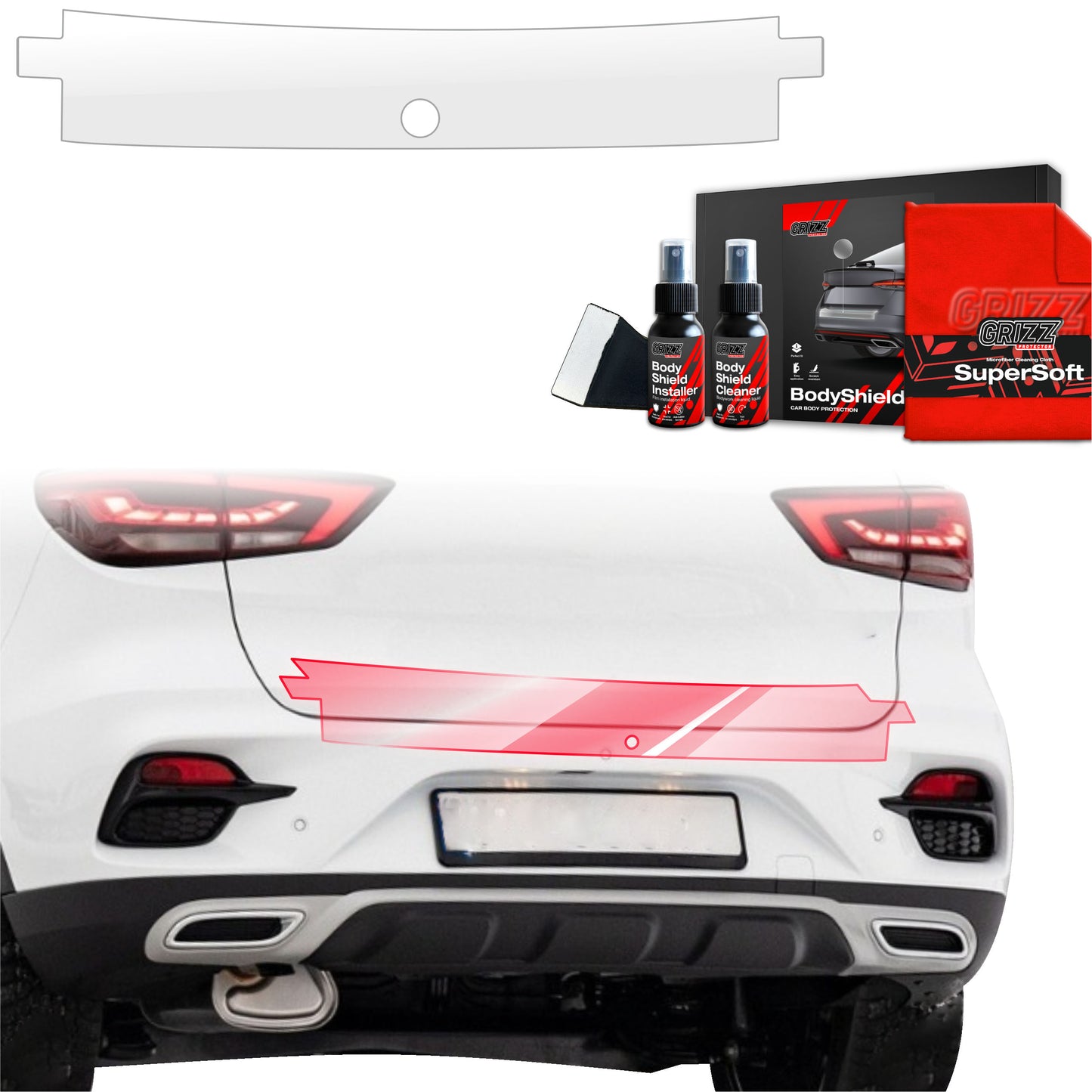 Protective film for trunk threshold for MG ZS Classic (2019-2025)