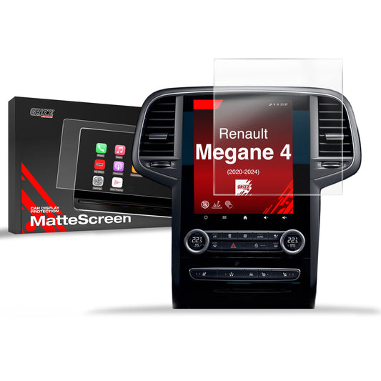 Anti-fingerprint screen film Renault Megane 4 9,3" (2020-2024) Matte Grizz