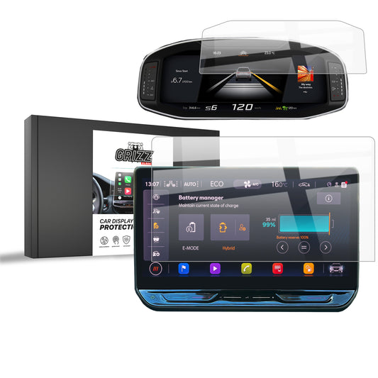 Ceramic screen film Seat Leon 4 12,9" Facelift (2024-2025) Grizz 2in1