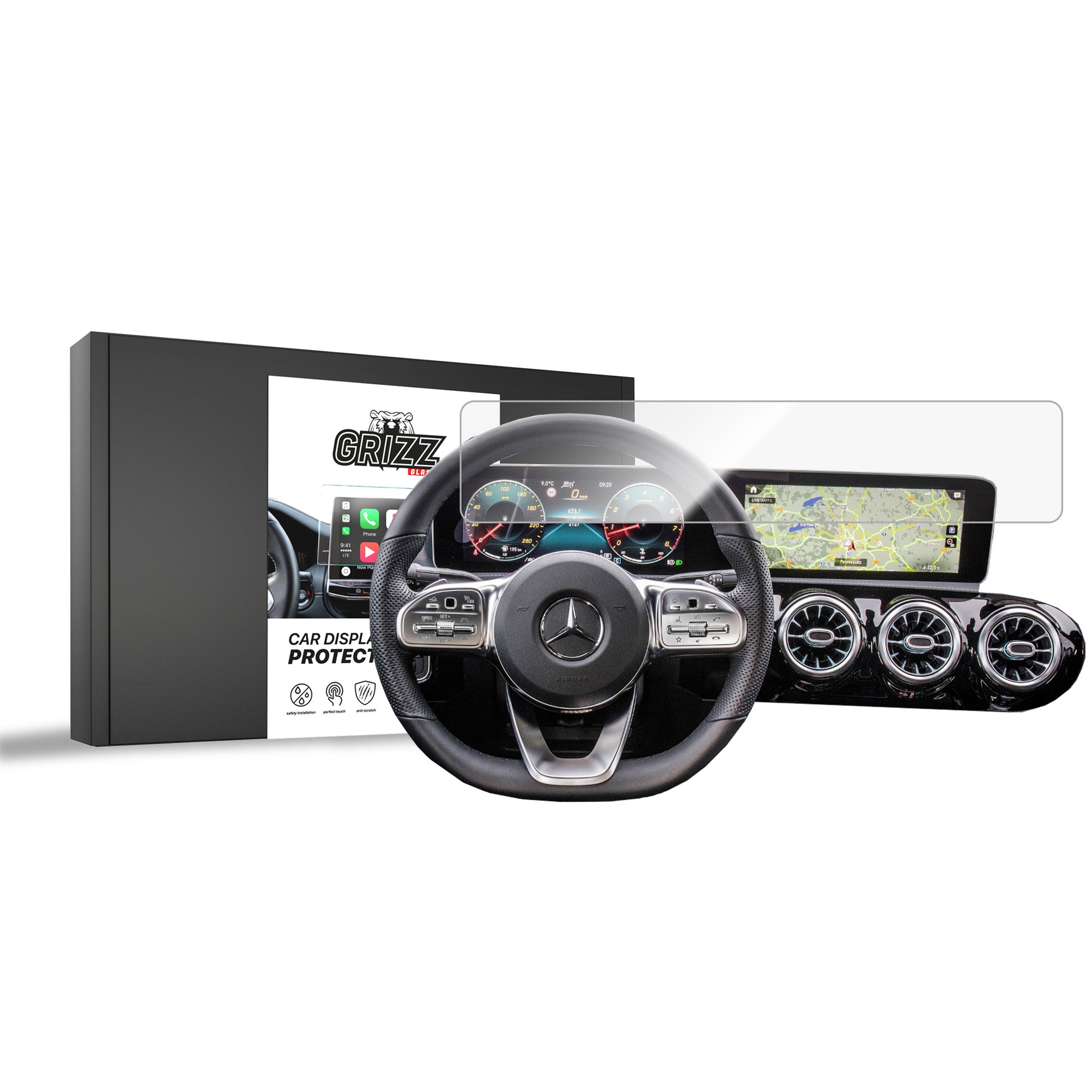 Ceramic screen film Mercedes EQC 400 (2019-2023) Grizz