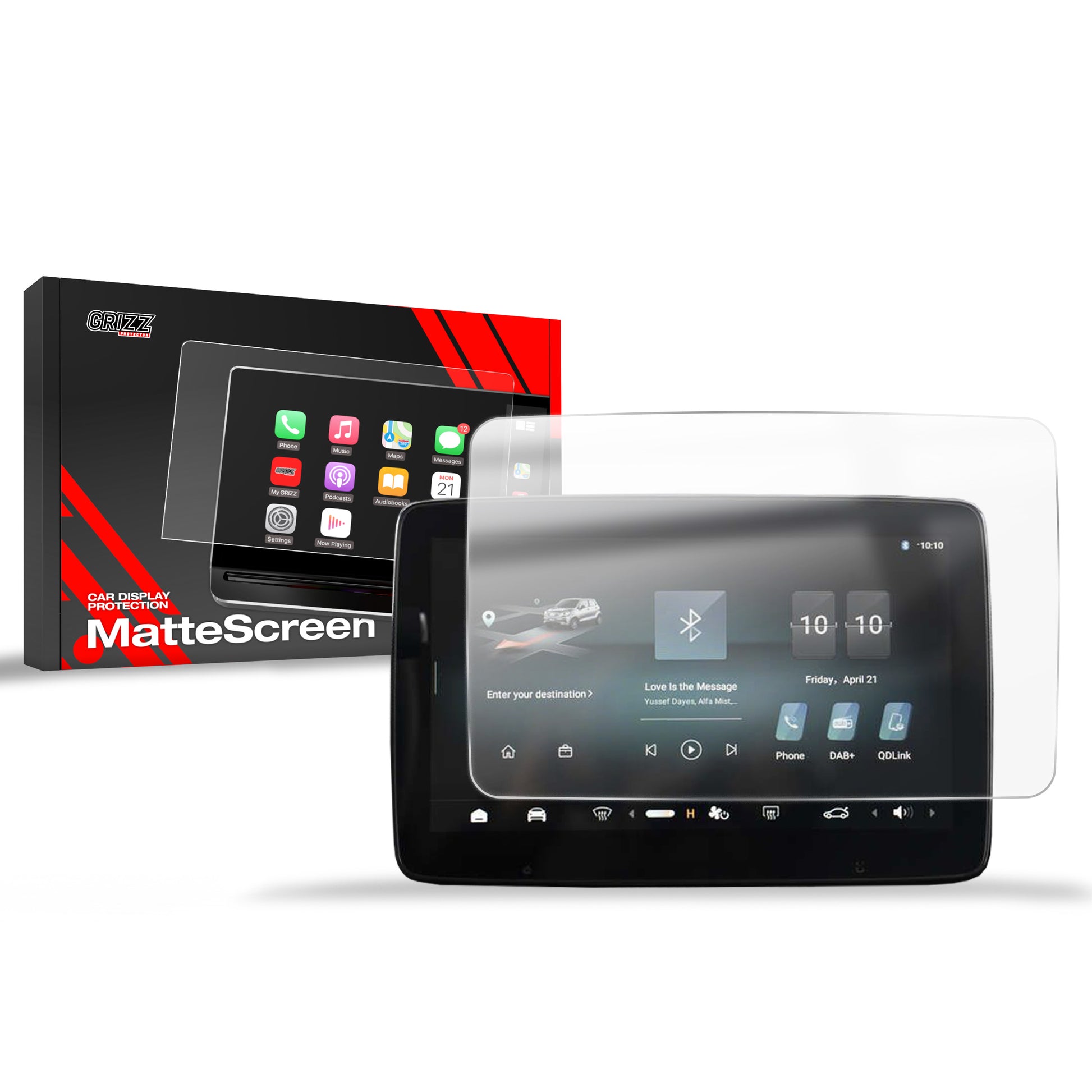 Anti-fingerprint screen protector for Leapmotor T03 10.1" (2025) Matte Grizz