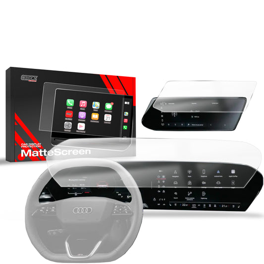 Anti-fingerprint screen film Audi A5 B10 (2025) Matte Grizz 2in1