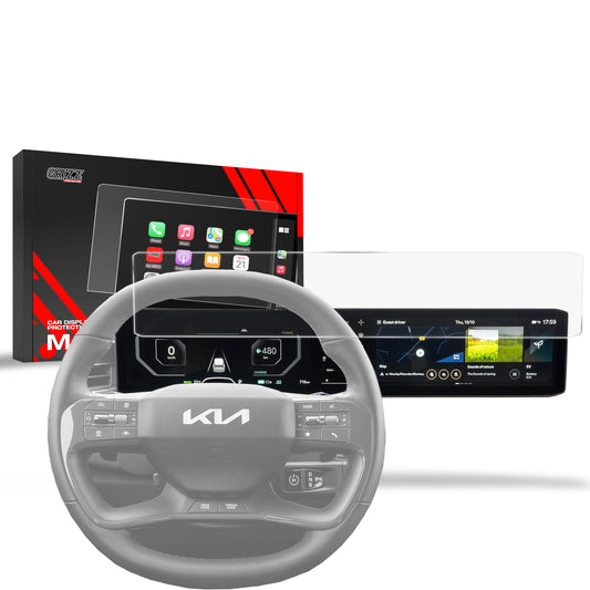 Anti-fingerprint screen film Kia EV9 (2023-2025) Matte Grizz
