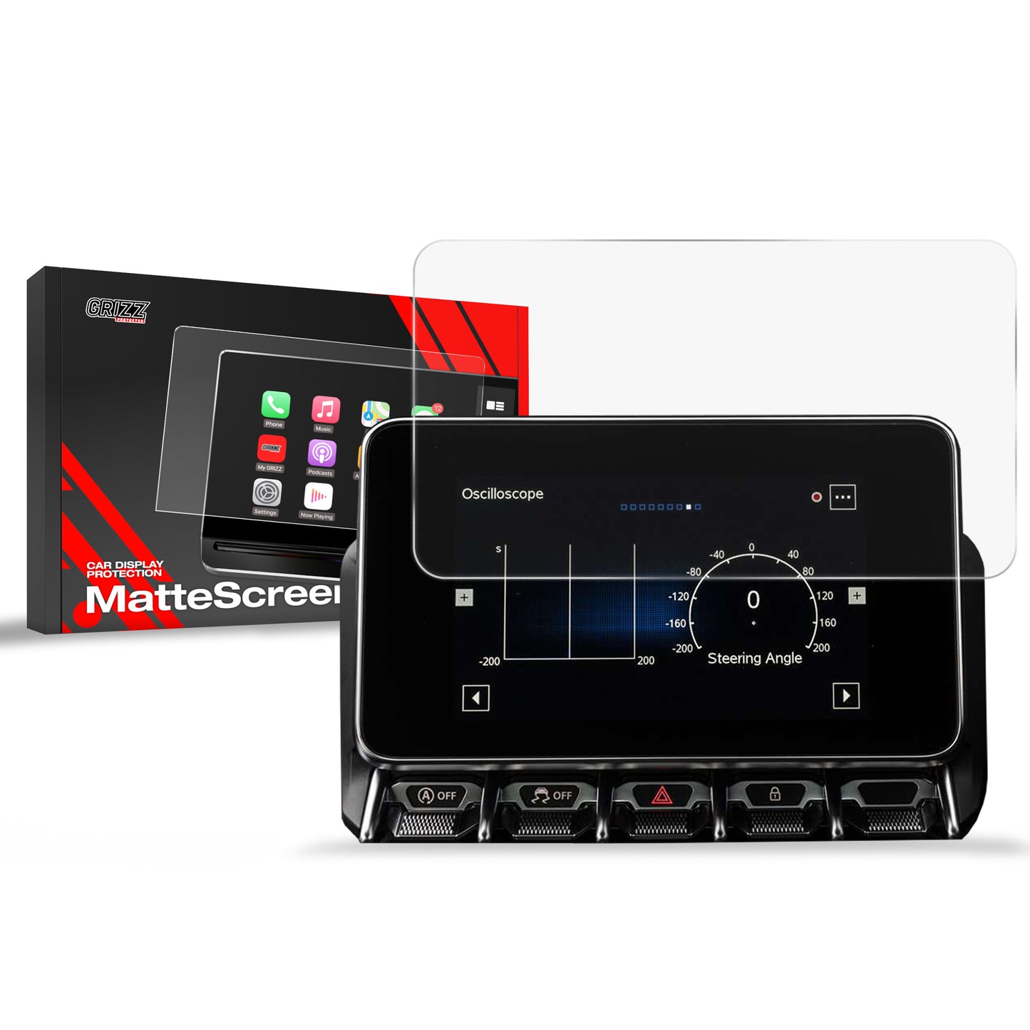 Anti-fingerprint screen film Alpine A110 (2017-2025) Matte Grizz