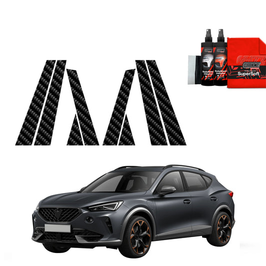 8in1 Anglies pluošto plėvelė statramsčiams Cupra Formentor (2020-2024)