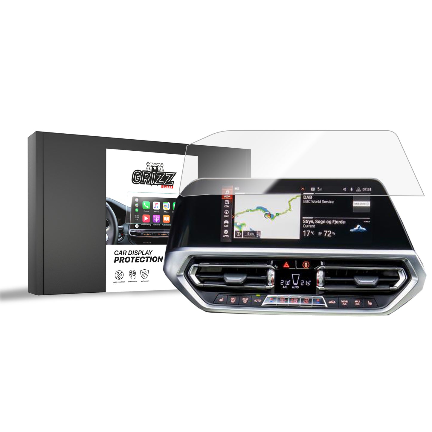 Ceramic screen film BMW 4 G22 10,25" (2020-2023) Grizz