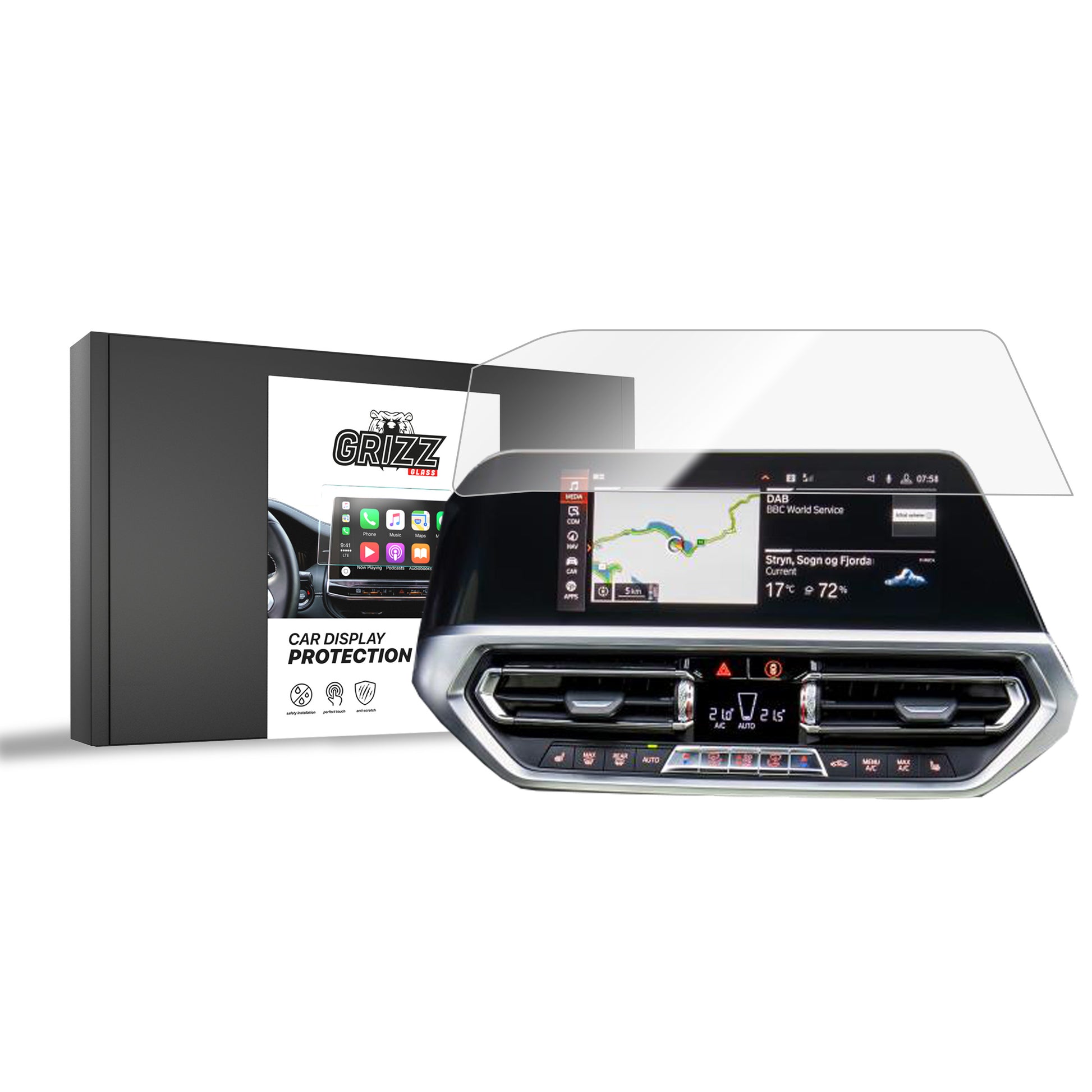 Keraminė ekrano plėvelė BMW 4 G22 10,25" (2020-2023) Grizz