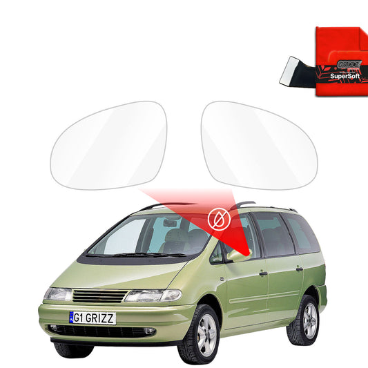 Rainproof film for mirrors for Volkswagen Sharan (1995-2010)