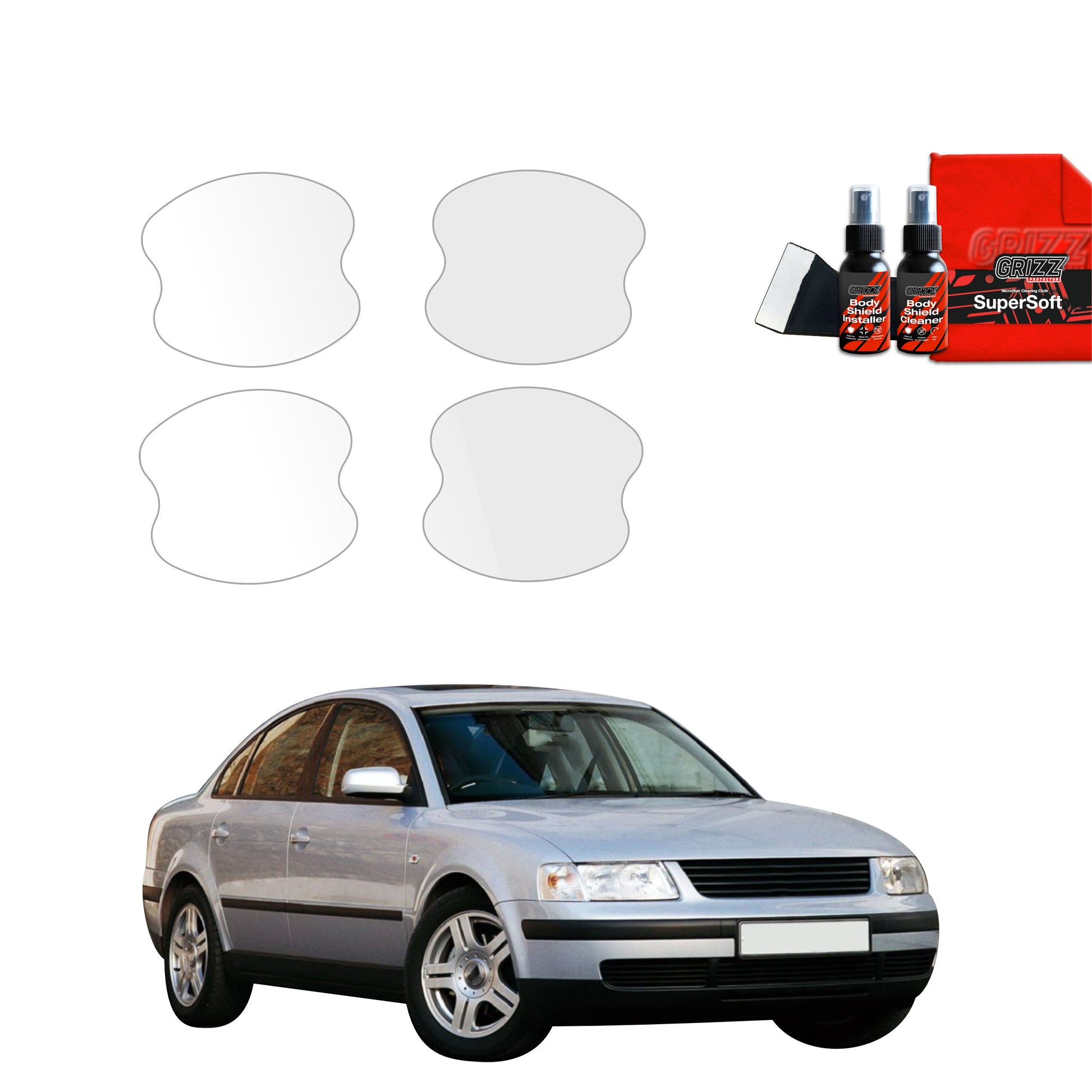 4in1 Protective film under door handles Volkswagen Passat B5 Sedan (1996-2000)