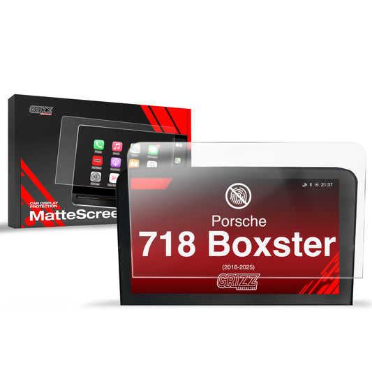 Anti-fingerprint screen protector for Porsche 718 Boxster 7" (2016-2025) Matte Grizz