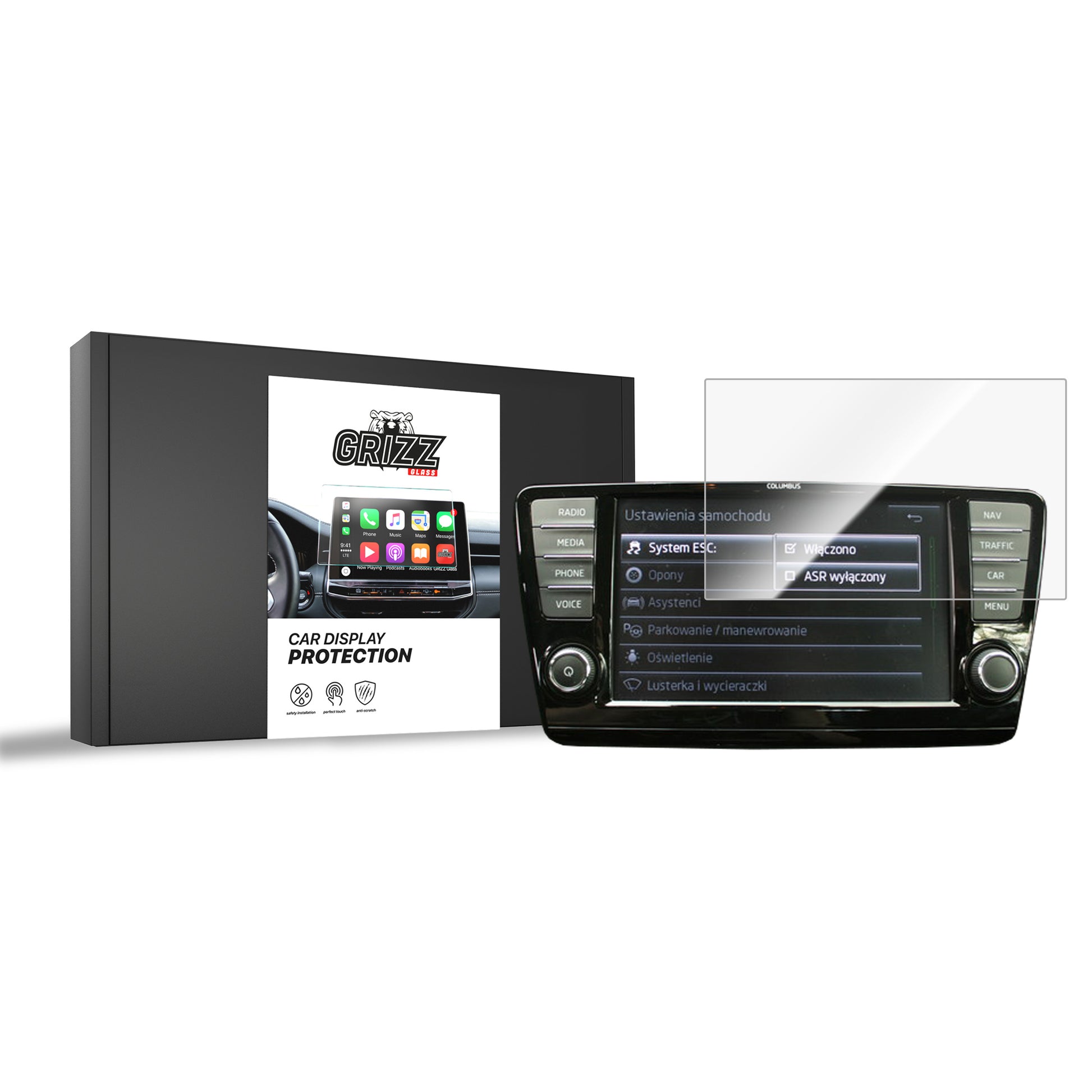 Keraminė ekrano plėvelė Skoda Octavia 3 (2012-2016) Grizz