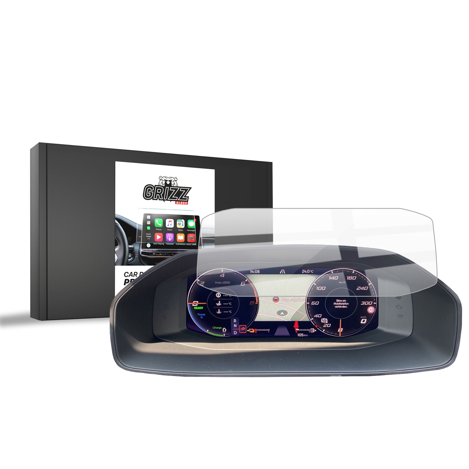 Keraminė ekrano plėvelė Cupra Formentor Virtual Cockpit 10,25" (2020-2024) Grizz