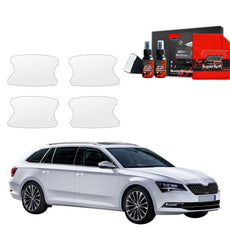 4in1 Apsauginė plėvelė po durų rankenomis Skoda Superb 3 Combi (2016-2019)