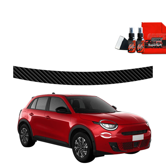 Carbon fiber film for the trunk sill Fiat 600 (2023-2025)