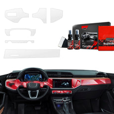 6in1 Grizz protective interior film Audi Q3 (2018-2025) Transparent PianoSkin