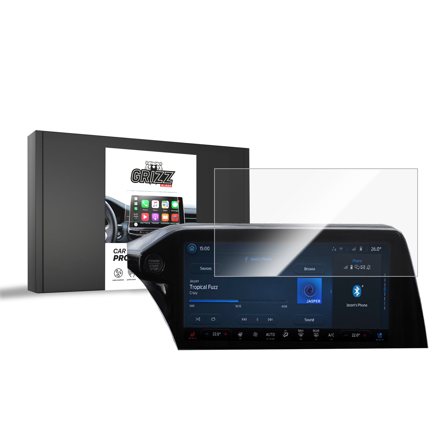 Ceramic screen film Ford Transit Custom 2 13" (2024-2025) Grizz