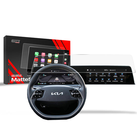 Anti-fingerprint screen film Kia EV6 GT (2021-2024) Matte Grizz
