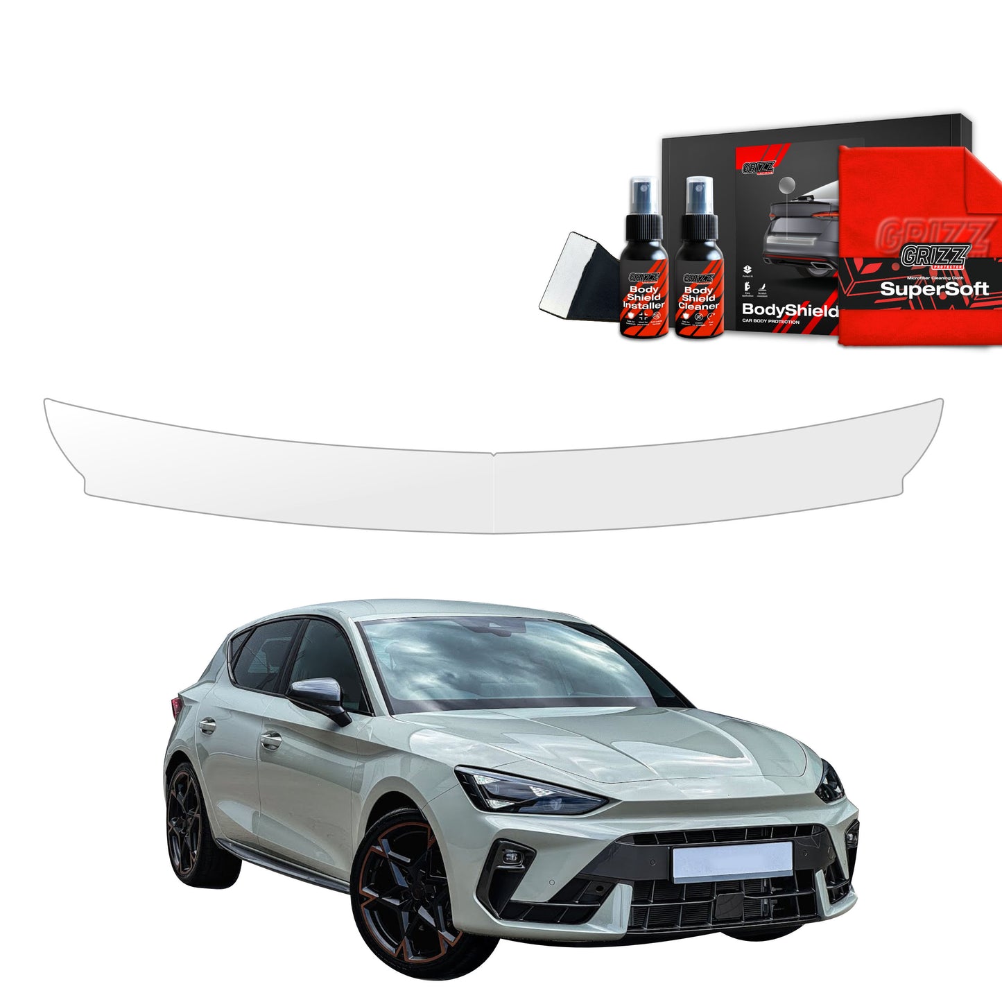 Protective film for trunk threshold for Cupra Leon Hatchback (2024-2025)