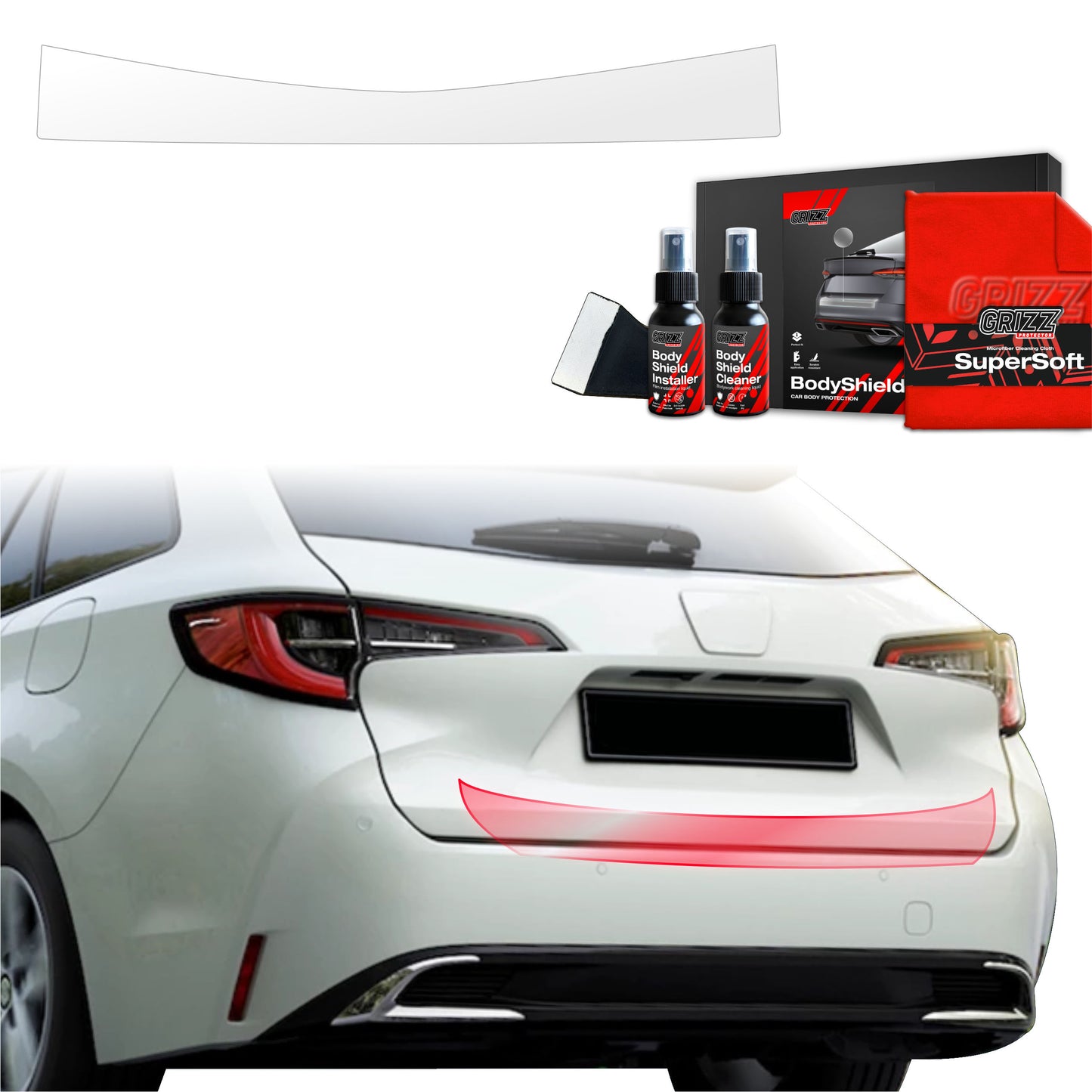 Protective film for trunk threshold for Suzuki Swace Facelift (2023-2025)