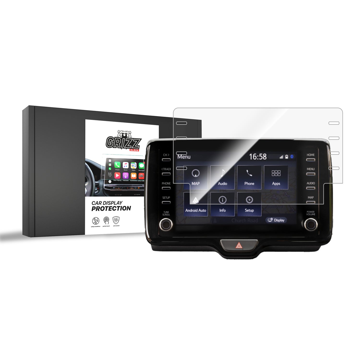 Ceramic screen film Toyota RAV4 XA50 8" (2019-2022) Grizz