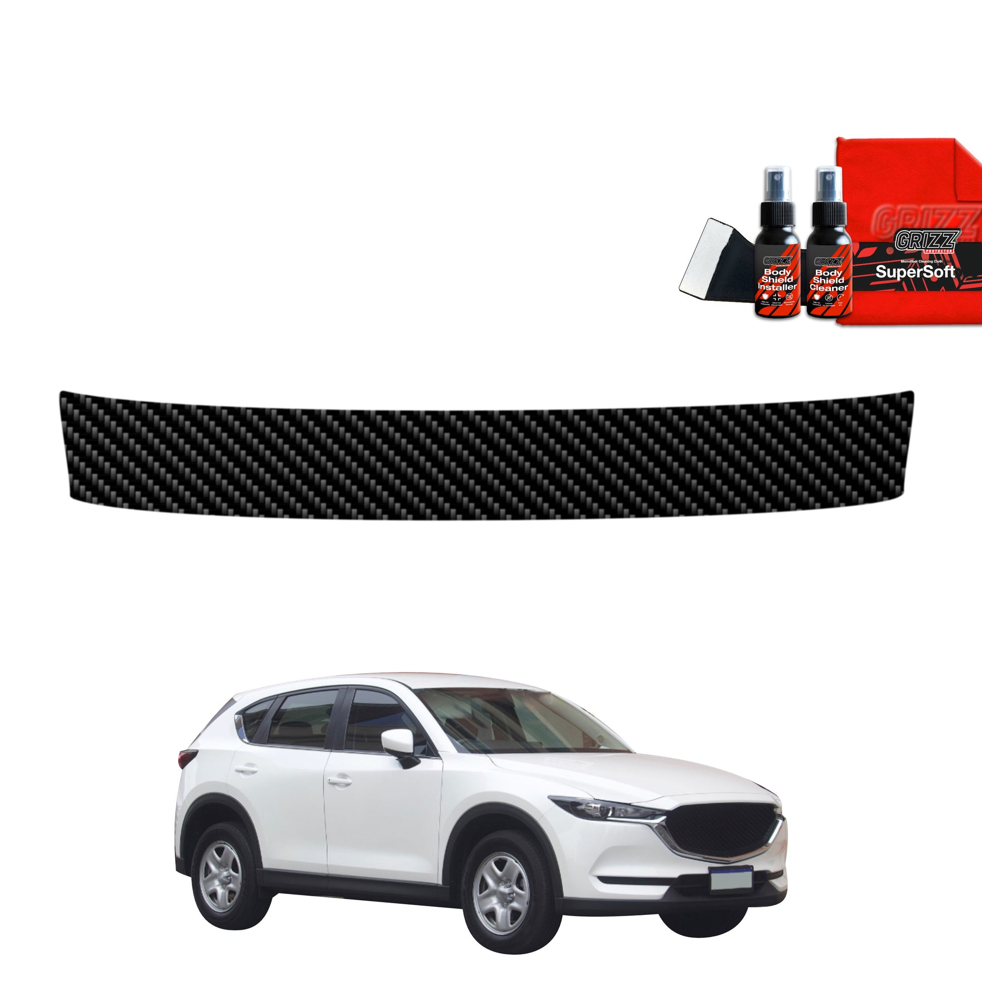 Carbon film for trunk threshold for Mazda CX5 KF (2016-2025)