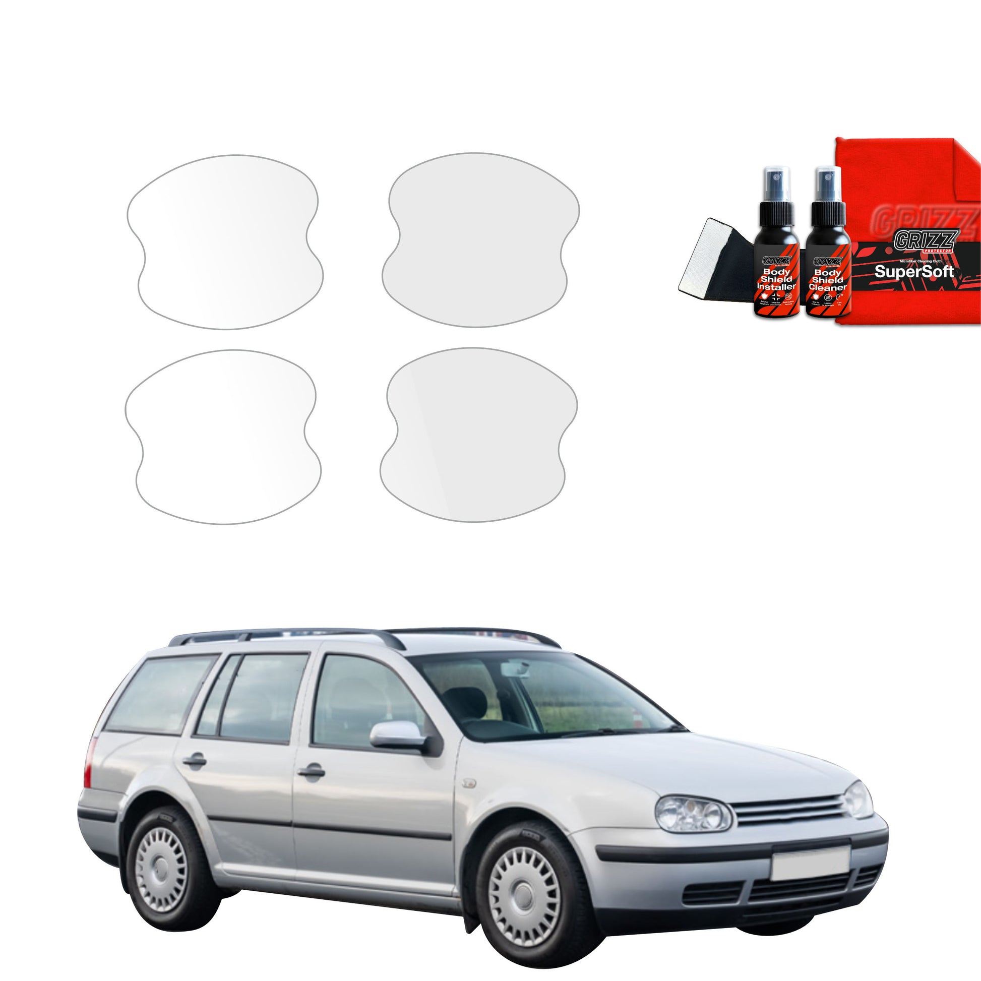4in1 Protective film under door handles Volkswagen Golf 4 Variant (1997-2003)