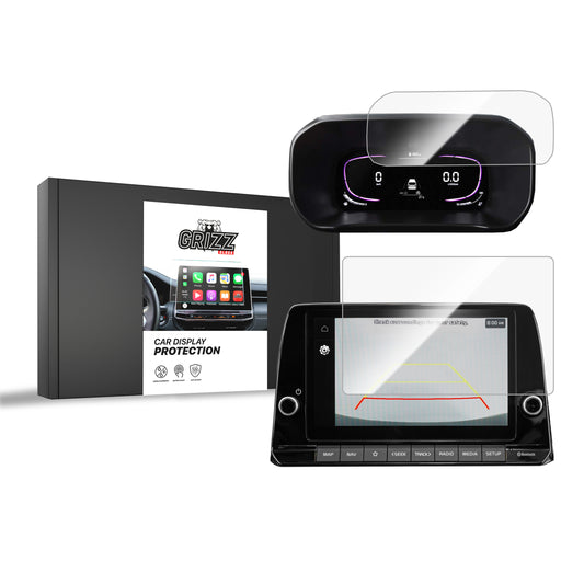 Ceramic screen film Kia Picanto 3 8" (2023-2025) Grizz 2in1