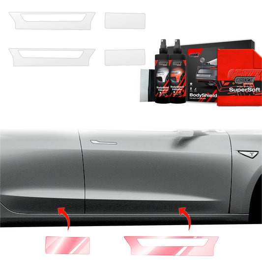 4in1 Protective film for sills for Tesla Model 3 (2017-2020)
