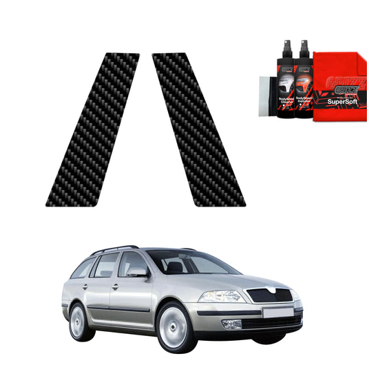2in1 Anglies pluošto plėvelė statramsčiams Skoda Octavia 2 Kombi (2004-2008)