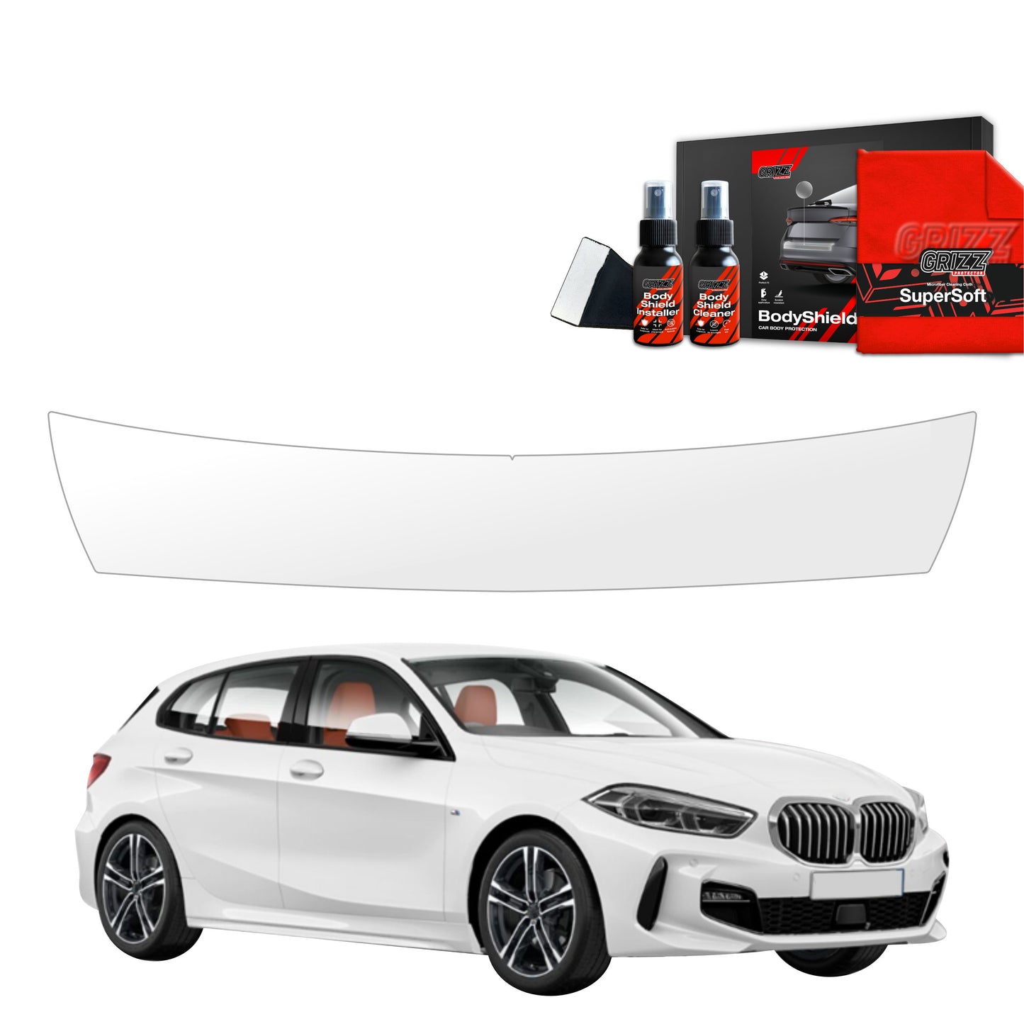 Protective film for trunk threshold for BMW 1 118i (2020-2025)