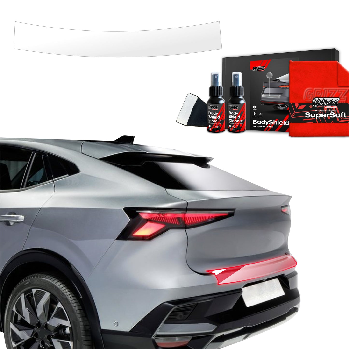 Protective film for trunk threshold for Renault Rafale (2024-2025)