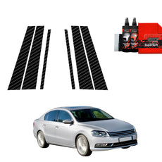 6in1 Anglies pluošto plėvelė statramsčiams Volkswagen Passat B7 Sedan (2010-2014)