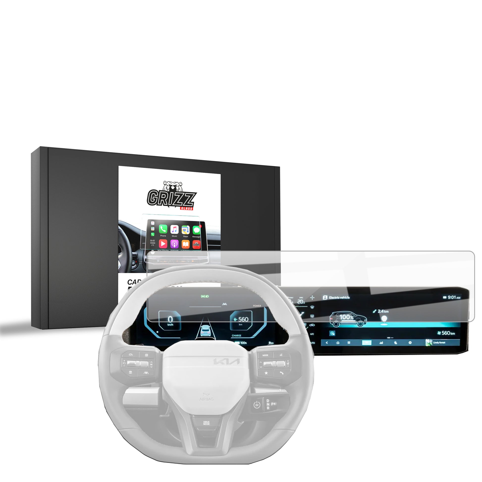 Ceramic screen film Kia EV3 Air 24" (2025) Grizz