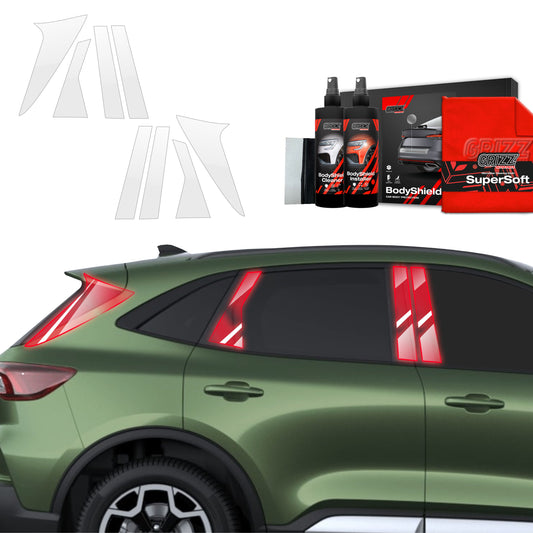 8in1 Protective film for pillars for Ford Kuga Active Facelift (2024-2025)