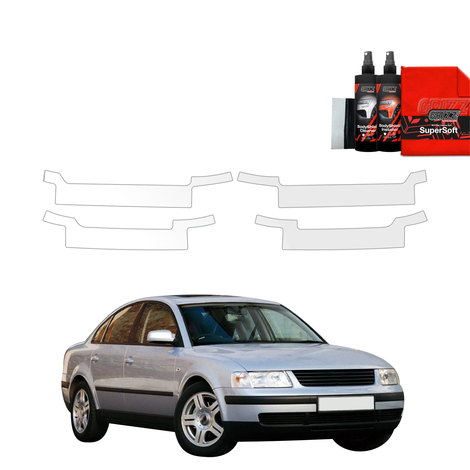 4in1 Protective film for sills Volkswagen Passat B5 Sedan (1996-2000)