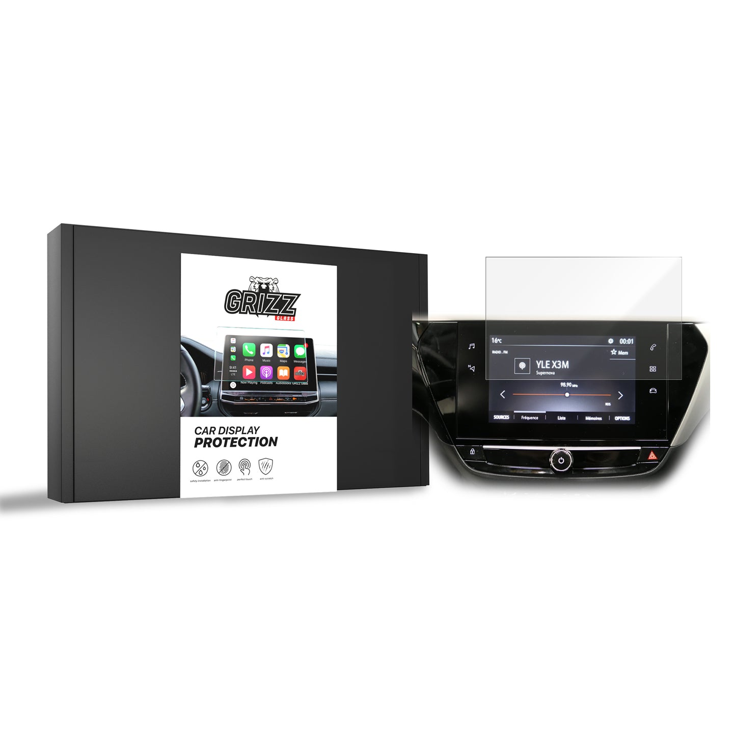 Ceramic screen film Opel Corsa F 7" (2020-2024) Grizz