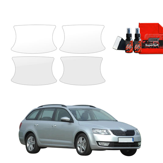 4in1 Protective film under door handles Skoda Octavia 3 Kombi 5D (2017-2020)