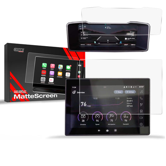 Anti-fingerprint screen film Renault T Evolution Matte Grizz 2in1