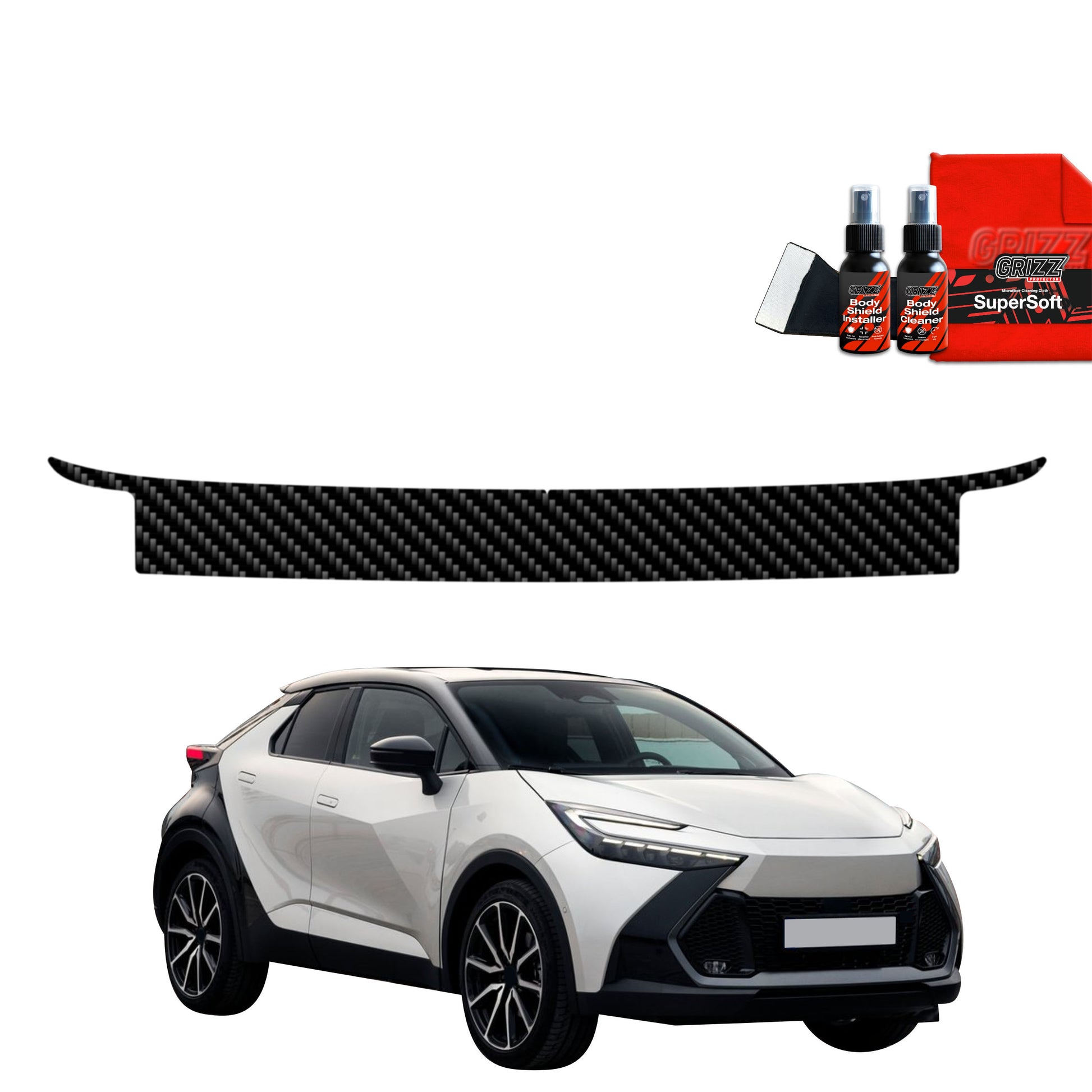 Anglies pluošto plėvelė bagažinės slenksčiui Toyota C-HR (2023-2025)